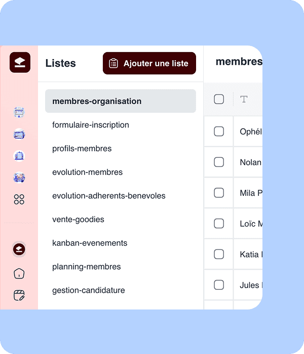 Un espace dédié à chaque clien
