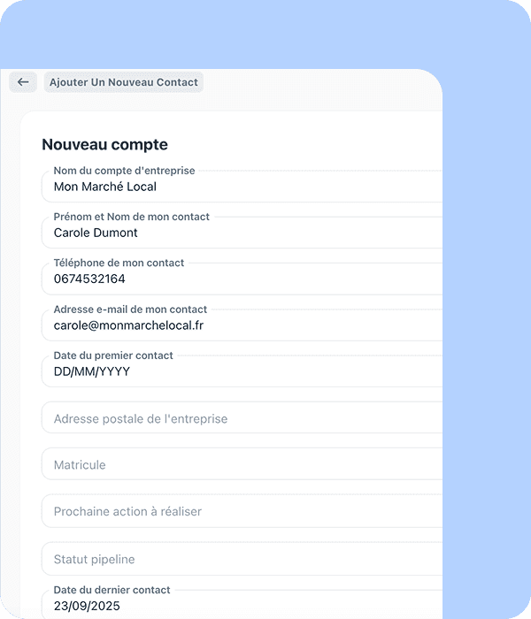 Collecte centralisée et suivi des dossiers